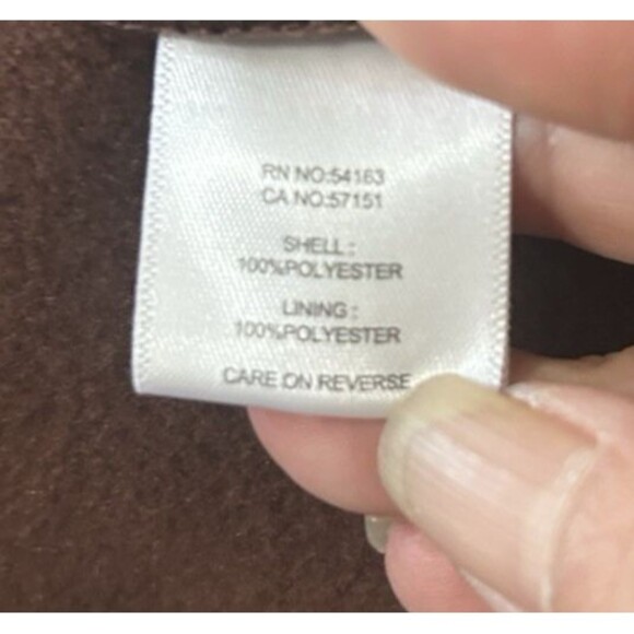 Marc New York Anthony Marc Womens Knit Brown Double Breasted Jacket Coat M - Picture 11 of 11